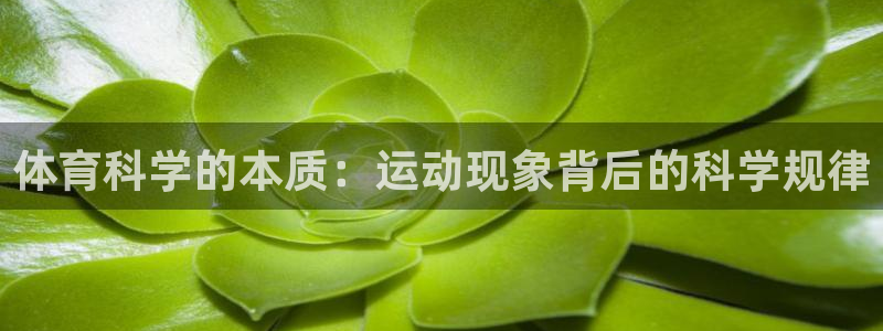 体育科学的本质：运动现象背后的科学规律