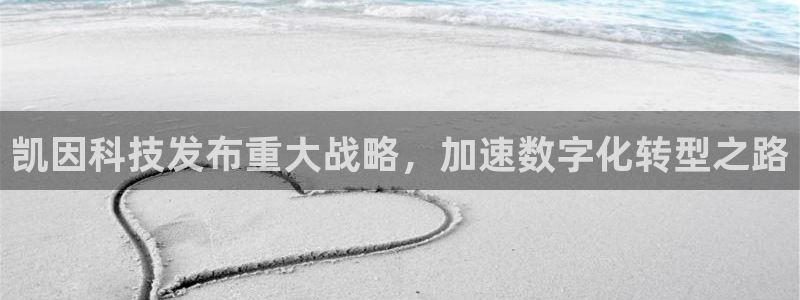 凯因科技发布重大战略，加速数字化转型之路