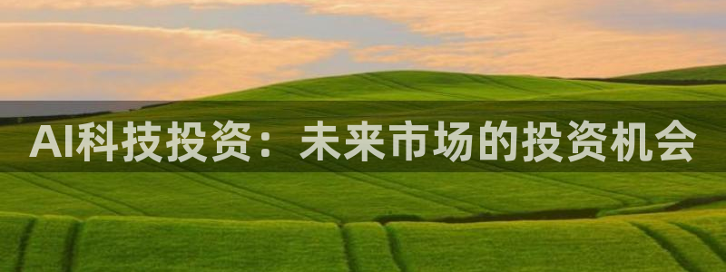 AI科技投资：未来市场的投资机会